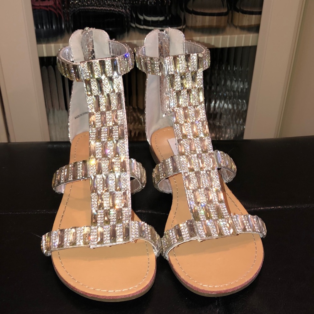 Steve Madden bejeweled sandals